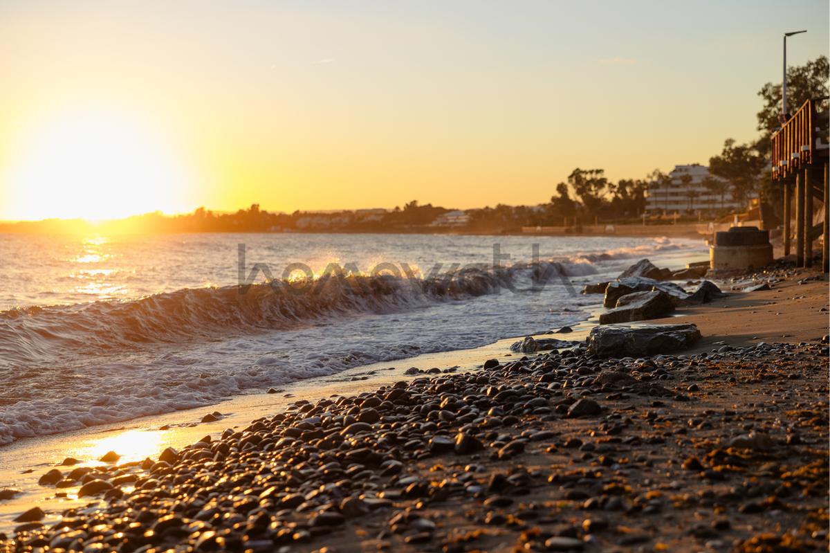 Atardecer en la costa
